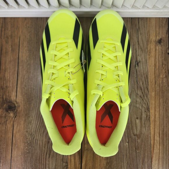 Adidas X Crazyfast Club FxG IG0618 Mens Size 9.5 Yellow Athletic Soccer Cleats main image 5